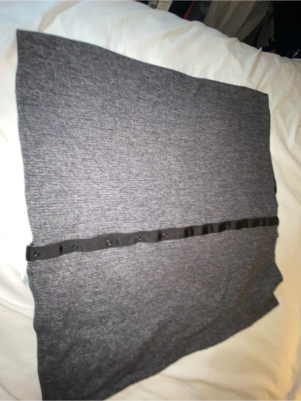 Lululemon Dark Gray Button- scarf